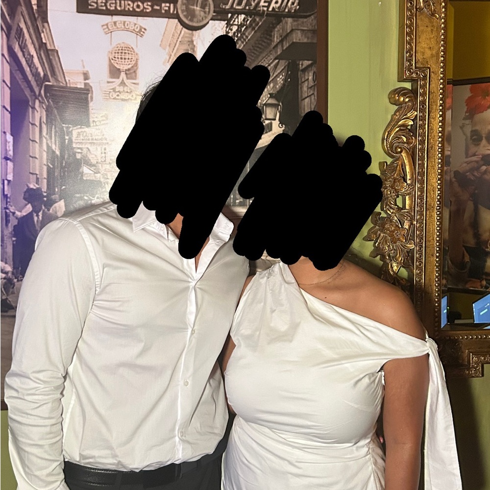 Peppermayo White One-Shoulder Wedding Dress